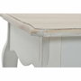 DKD Home Decor Mesita Auxiliar Abeto 120x60x50 Blanco y Natural