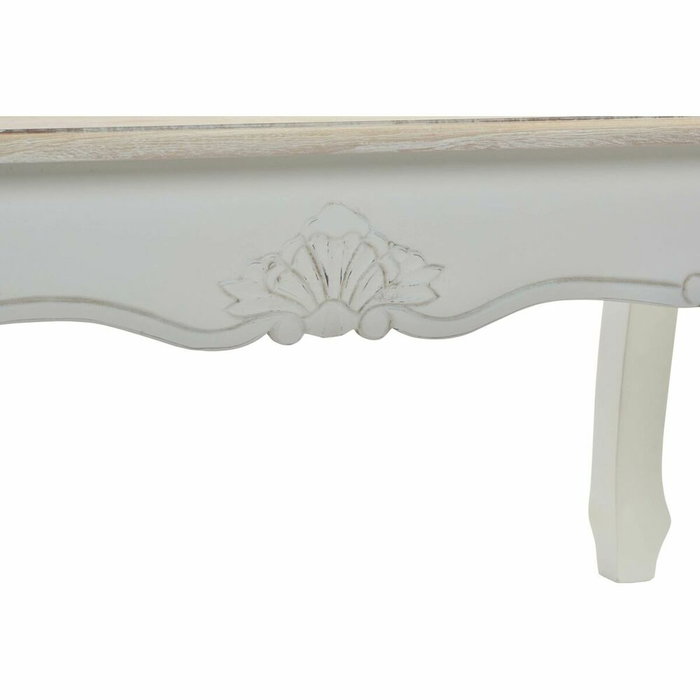 DKD Home Decor Mesita Auxiliar Abeto 120x60x50 Blanco y Natural DKD Home Decor Mesita Auxiliar Abeto 120x60x50 Blanco y Natural