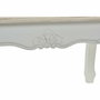 DKD Home Decor Mesita Auxiliar Abeto 120x60x50 Blanco y Natural