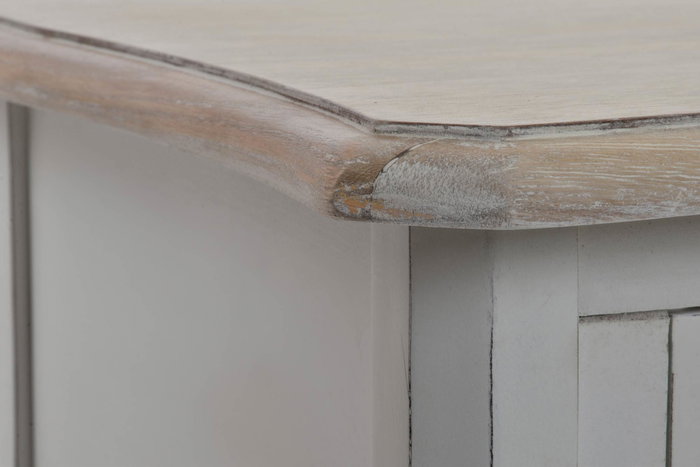 DKD Home Decor Consola Tradicional Versalles3 Blanco 110 x 79 x 40 cm