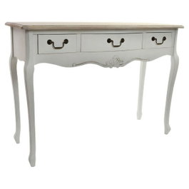 Consola DKD Home Decor Madera Blanco (110 x 40 x 79 cm)
