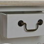 DKD Home Decor Consola de Madera Versalles3 con 3 Cajones, Blanco y Natural