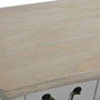 DKD Home Decor Consola de Madera Versalles3 con 3 Cajones, Blanco y Natural