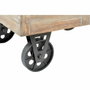 DKD Home Decor Descalzadora Abeto Poliéster 61x51x77 con Ruedas