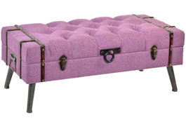 DKD Home Decor Descalcadora Poliéster y Metal Fucsia