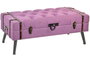 DKD Home Decor Descalcadora Poliéster y Metal Fucsia