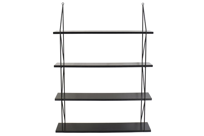 Estanteria Pared Loft DKD Home Decor Negro 16.5 x 81 x 60 cm