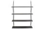 Estanteria Pared Loft DKD Home Decor Negro 16.5 x 81 x 60 cm