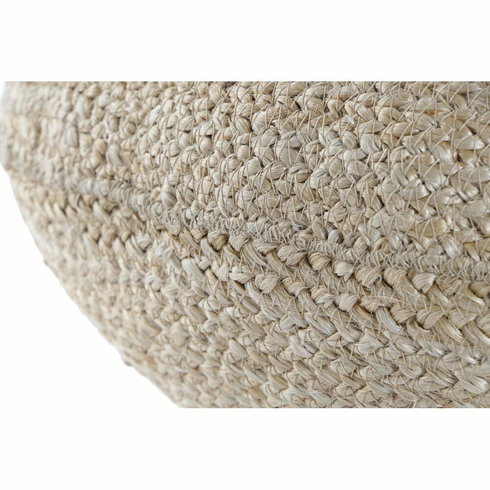 DKD Home Decor Cojín de Suelo de Fibra 50x50x20 cm Natural