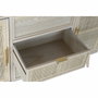 DKD Home Decor Vitrina Rejilla Natural en Paulownia y MDF