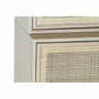 DKD Home Decor Vitrina Rejilla Natural en Paulownia y MDF