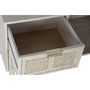 DKD Home Decor Mueble TV Rejilla Natural Paulownia y MDF 120x42x60