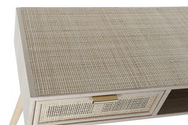 DKD Home Decor Consola Scandi Natural Dorado 120 x 42.5 x 78 cm