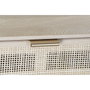 DKD Home Decor Consola Rejilla Natural Paulownia y MDF