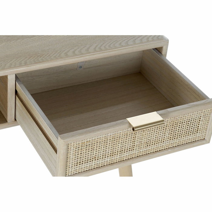 DKD Home Decor Consola Rejilla Natural Paulownia y MDF DKD Home Decor Consola Rejilla Natural Paulownia y MDF