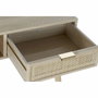 DKD Home Decor Consola Rejilla Natural Paulownia y MDF