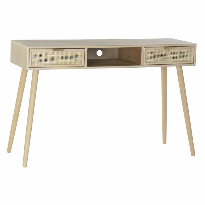 DKD Home Decor Consola Rejilla Natural Paulownia y MDF DKD Home Decor Consola Rejilla Natural Paulownia y MDF
