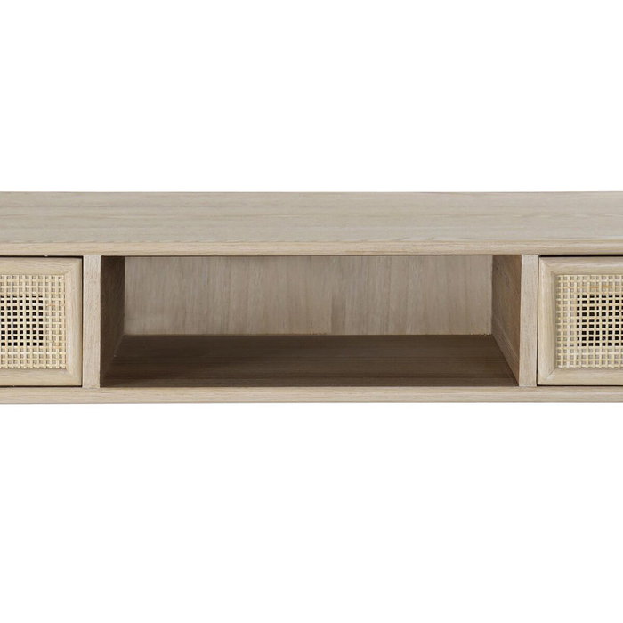DKD Home Decor Consola Rejilla Natural Paulownia y MDF DKD Home Decor Consola Rejilla Natural Paulownia y MDF