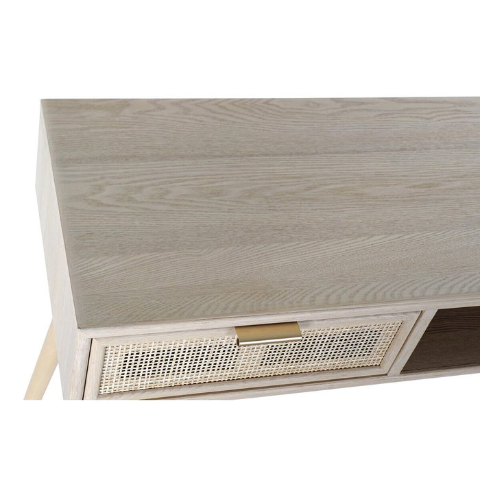 DKD Home Decor Consola Rejilla Natural Paulownia y MDF DKD Home Decor Consola Rejilla Natural Paulownia y MDF