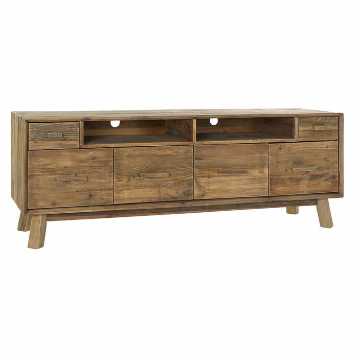 DKD Home Decor Mesa TV Chiara Pino Envejecido Natural 180x48x65