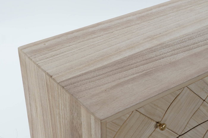 Comoda Moderno DKD Home Decor Marron Claro Dorado 37 x 65 x 72.5 cm