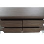 DKD Home Decor Buffet Cristal MDF 160x45x80 Nogal Marrón