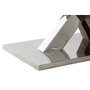 DKD Home Decor Mesa de Centro de Madera y Acero Marrón Oscuro 120x60x43,5 cm