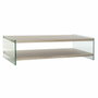 DKD Home Decor Mesa de Centro de Cristal Templado y MDF 130x65x35,5 cm