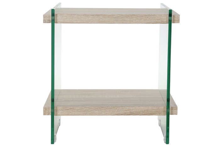 DKD Home Decor Green house 21 Mesita de Noche Moderno Natural Transparente 50 x 49 x 50 cm DKD Home Decor Green house 21 Mesita de Noche Moderno Natural Transparente 50 x 49 x 50 cm