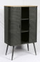 DKD Home Decor Estanteria Metal Industrial Loft Gris Natural 39 x 133 x 79 cm