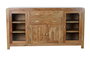 DKD Home Decor Resez Buffet Colonial Acacia Natural Dorado 150 x 40 x 81 cm