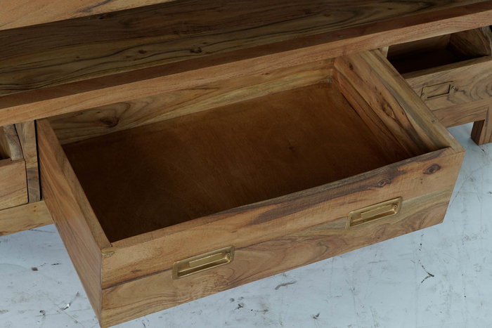 Mueble de TV DKD Home Decor Acacia (114 x 40 x 48 cm)