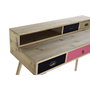 DKD Home Decor Escritorio Scandi Natural Blanco 120 x 50 x 98.5 cm