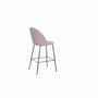 DKD Home Decor Taburete Moderno Rosa Negro