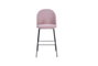 DKD Home Decor Taburete Moderno Rosa Negro