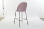 DKD Home Decor Taburete Moderno Rosa Negro