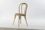 DKD Home Decor Silla Olmo y Ratán Apilable Natural