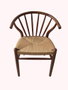 DKD Home Decor Silla Olmo Ratan Negra