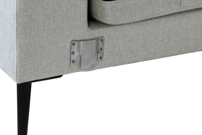 Sofa Moderno DKD Home Decor Gris 160 x 85 x 240 cm
