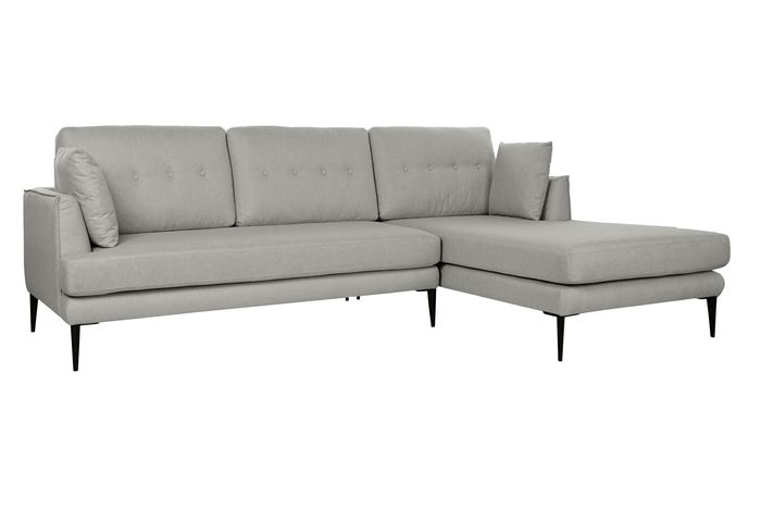 Sofa Moderno DKD Home Decor Gris 160 x 85 x 240 cm
