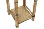 DKD Home Decor Mesita Auxiliar Balines Ratán Natural 36 x 36 x 85 cm