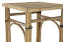 DKD Home Decor Mesita Auxiliar Balines Ratán Natural 36 x 36 x 85 cm