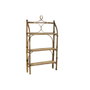 DKD Home Decor Estantería de Pared de Ratán y Bambú con 3 Estantes