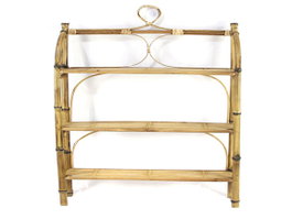 DKD Home Decor Estanteria Pared Balines Natural Ratan Bambu 15 x 103 x 62 cm