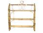 DKD Home Decor Estanteria Pared Balines Natural Ratan Bambu 15 x 103 x 62 cm