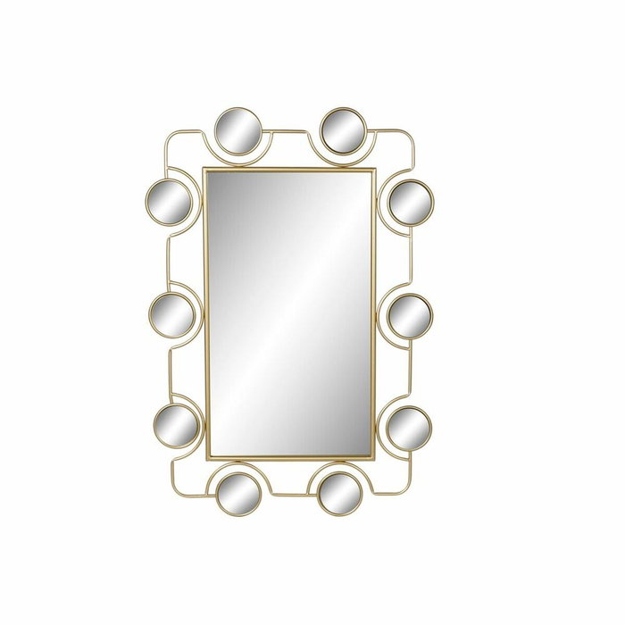 DKD Home Decor Espejo de Metal y PVC Dorado 70x100 cm DKD Home Decor Espejo de Metal y PVC Dorado 70x100 cm