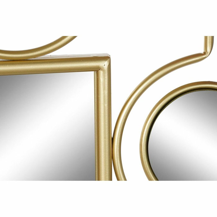 DKD Home Decor Espejo de Metal y PVC Dorado 70x100 cm DKD Home Decor Espejo de Metal y PVC Dorado 70x100 cm