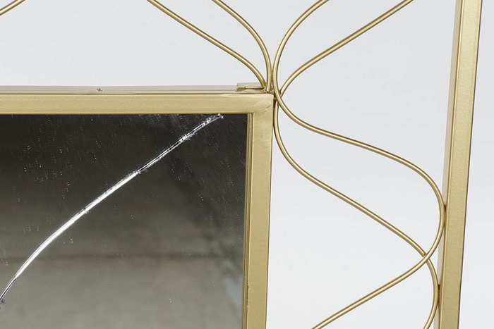 DKD Home Decor Espejo Dorado 2 x 98 x 70.5 cm Chic