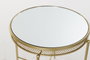 DKD Home Decor Mesita Auxiliar Árabe Dorado