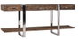 Consola Moderno DKD Home Decor Marron Plateado 44x75x180 cm